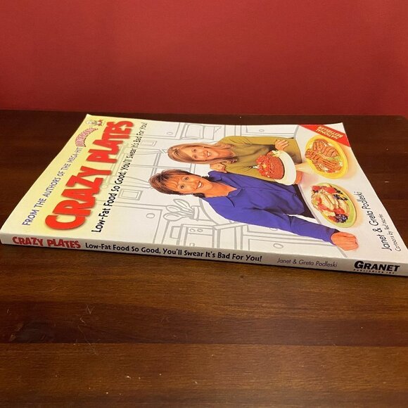 ⭐4 FOR $20⭐ Crazy Plates Low-Fat Food Recipes - National Bestseller - Picture 3 of 3